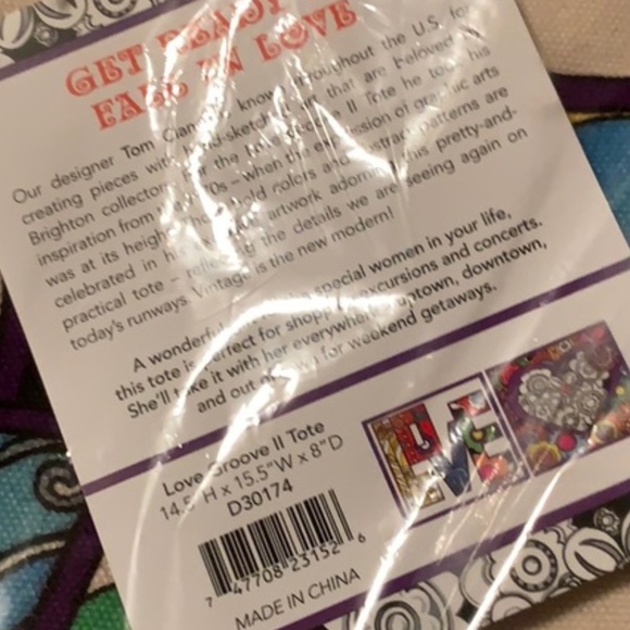 💜 BIG SALE 💜 Brighton Love Groove Tote - Picture 6 of 8